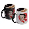 Color changing magic Mug, ceramic, 330ml when adding hot liquid inside, the black colour desappears (1 pcs)