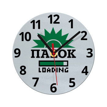 PASOK Loading, Ρολόι τοίχου γυάλινο (20cm)