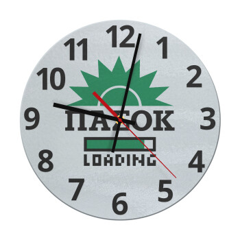 PASOK Loading, Ρολόι τοίχου γυάλινο (30cm)