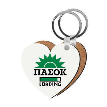 ΠΑΣΟΚ Loading, Μπρελόκ Ξύλινο καρδιά MDF