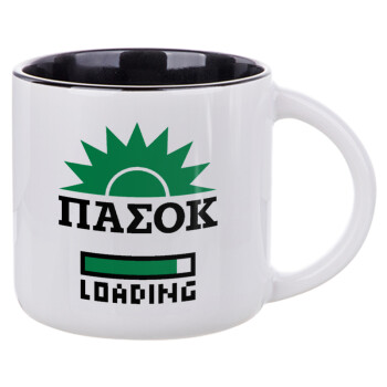 ΠΑΣΟΚ Loading, Κούπα κεραμική 400ml Λευκή/Μαύρη