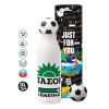 Soccer Metal mug thermos, double wall, 550ml