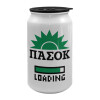Κούπα ταξιδιού μεταλλική με καπάκι (tin-can) 500ml