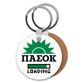 PASOK Loading, Μπρελόκ Ξύλινο στρογγυλό MDF Φ5cm
