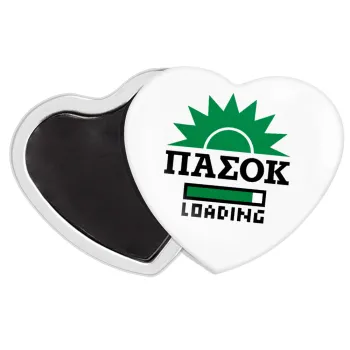 PASOK Loading, Μαγνητάκι καρδιά (57x52mm)