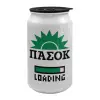 Κούπα ταξιδιού μεταλλική με καπάκι (tin-can) 500ml