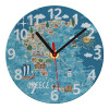 Ρολόι τοίχου γυάλινο (20cm)
