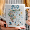   Greek map