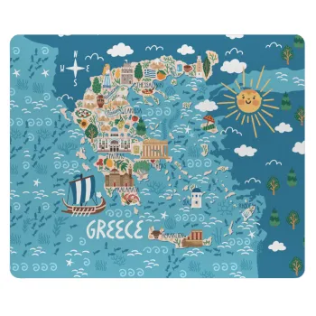 Χάρτης Ελλάδος, Mousepad ορθογώνιο 23x19cm