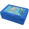 Children's cookie container BLUE 185x128x65mm (BPA free plastic)