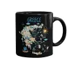 Mug black, ceramic, 330ml