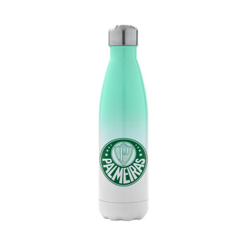 Palmeiras, Metal mug thermos Green/White (Stainless steel), double wall, 500ml