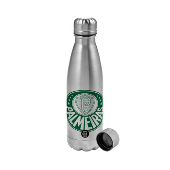 Palmeiras, Metallic water bottle, stainless steel, 750ml