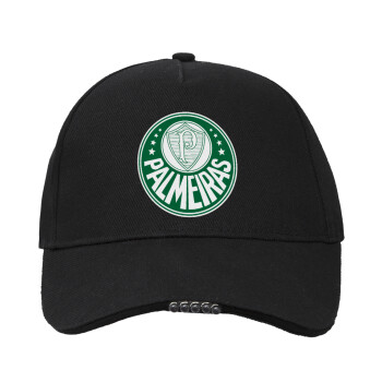 Palmeiras, Work & Activity LED Light Cap – Perfect for Night & Low Light Conditions (100% COTTON, ADULT, UNISEX)