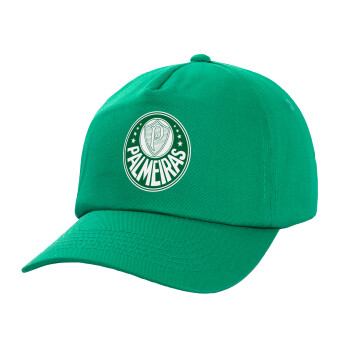 Palmeiras, Καπέλο παιδικό Baseball, 100% Βαμβακερό, Low profile, Πράσινο