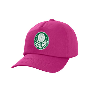 Palmeiras, Καπέλο παιδικό Baseball, 100% Βαμβακερό, Low profile, purple