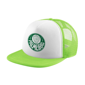 Palmeiras, Καπέλο παιδικό Soft Trucker με Δίχτυ Πράσινο/Λευκό
