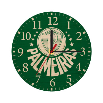 Palmeiras, Ρολόι τοίχου ξύλινο plywood (20cm)