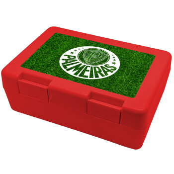 Palmeiras, Children's cookie container RED 185x128x65mm (BPA free plastic)