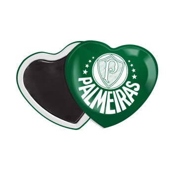 Palmeiras, Μαγνητάκι καρδιά (57x52mm)