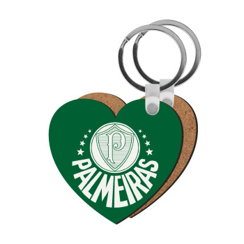 Palmeiras, Μπρελόκ Ξύλινο καρδιά MDF