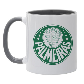 Palmeiras, Mug colored grey, ceramic, 330ml