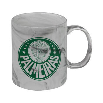 Palmeiras, Mug ceramic marble style, 330ml