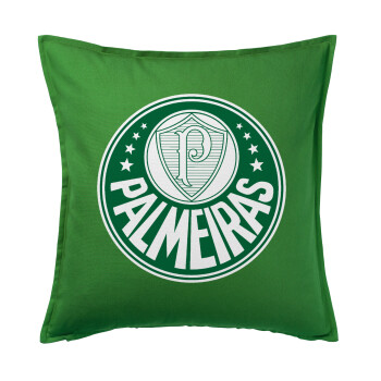 Palmeiras, Μαξιλάρι καναπέ Πράσινο 100% βαμβάκι, περιέχεται το γέμισμα (50x50cm)