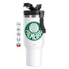 Mega Stainless steel Tumbler with lid, double wall 1,2L