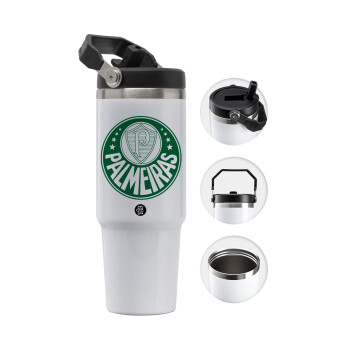 Palmeiras, 30oz stainless Steel Tumbler with Handle
