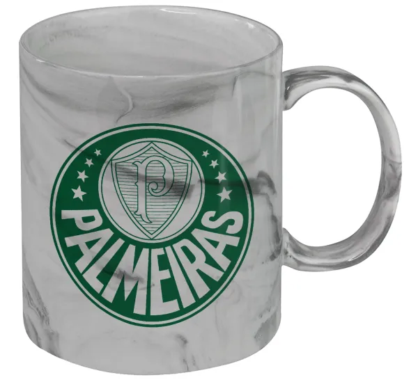 Palmeiras — Κούπα κεραμική, marble style (μάρμαρο), 330ml