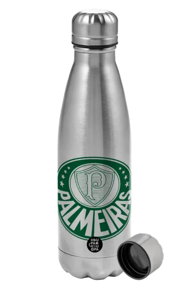 Palmeiras — Μεταλλικό παγούρι νερού, ανοξείδωτο ατσάλι, 750ml