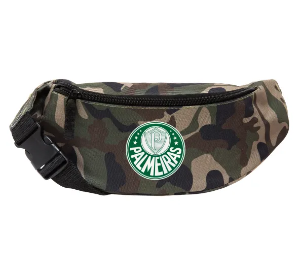 Palmeiras — Unisex waist bag (banana) in Jungle camouflage color with 2 pockets