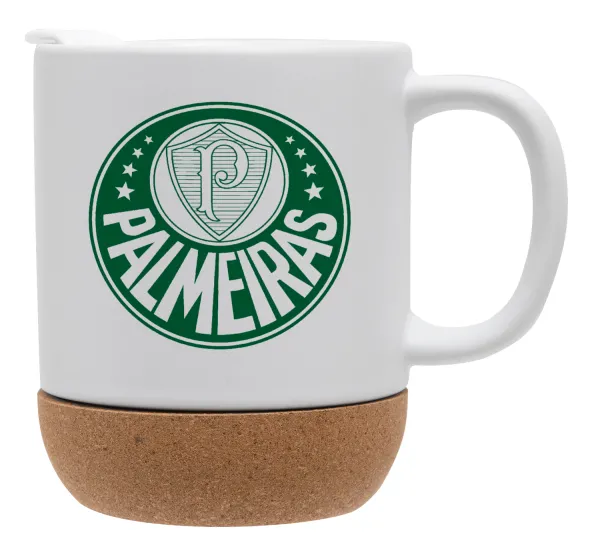 Palmeiras — Κούπα, κεραμική με βάση φελού και καπάκι (ΜΑΤ), 330ml