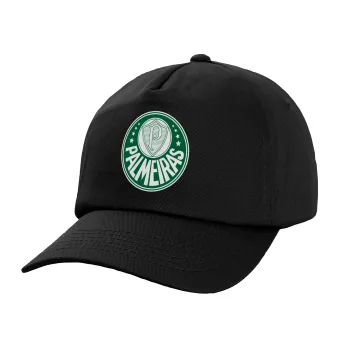 Palmeiras, Child's Baseball Cap, 100% Cotton, Black