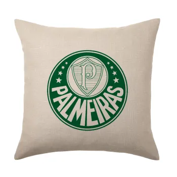 Palmeiras, Μαξιλάρι καναπέ ΛΙΝΟ 40x40cm περιέχεται το  γέμισμα