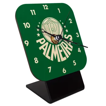 Palmeiras, Επιτραπέζιο ρολόι σε φυσικό ξύλο (10cm)