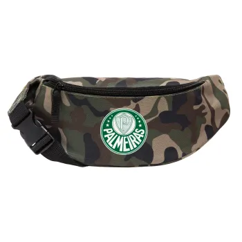 Palmeiras, Unisex waist bag (banana) in Jungle camouflage color with 2 pockets