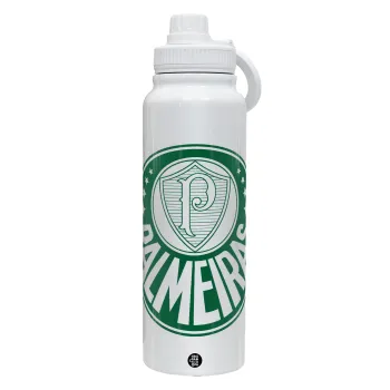 Palmeiras, Θερμός 1L Ανοξείδωτο με Βάση Κινητού & Διπλά Τοιχώματα