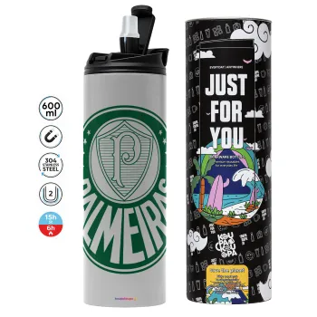 Palmeiras, Tumbler stainless steel GREY 600ml