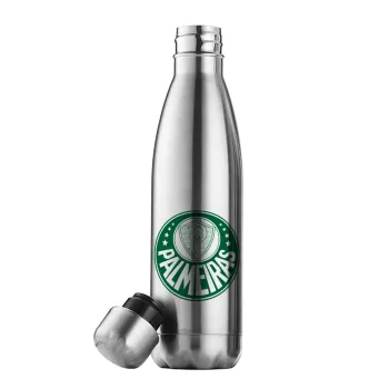 Palmeiras, Μεταλλικό παγούρι θερμός Inox (Stainless steel), διπλού τοιχώματος, 500ml