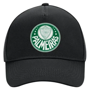 Palmeiras, Καπέλο Ενηλίκων Ultimate ΜΑΥΡΟ, (100% ΒΑΜΒΑΚΕΡΟ DRILL, ΕΝΗΛΙΚΩΝ, UNISEX, ONE SIZE)