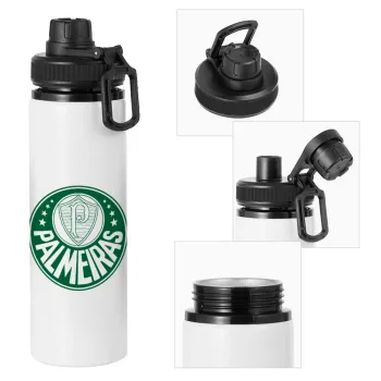 Palmeiras, Metal water bottle with safety cap, aluminum 850ml