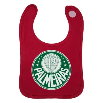 Palmeiras, Σαλιάρα με Σκρατς Κόκκινη 100% Organic Cotton (0-18 months)