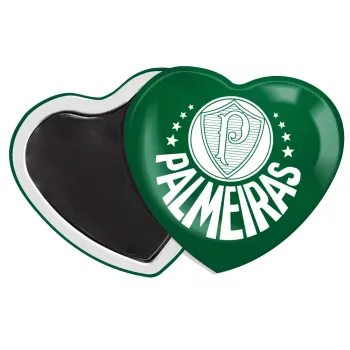 Palmeiras, Μαγνητάκι καρδιά (57x52mm)
