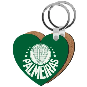 Palmeiras, Μπρελόκ Ξύλινο καρδιά MDF