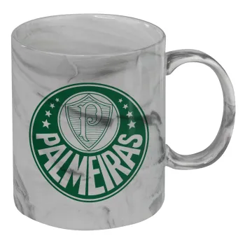Palmeiras, Κούπα κεραμική, marble style (μάρμαρο), 330ml