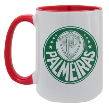 Palmeiras, Κούπα Mega 15oz, κεραμική Κόκκινη, 450ml