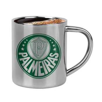 Palmeiras, Double-wall metal cup for espresso (220ml)
