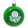 Green Christmas tree ornament bauble 8cm